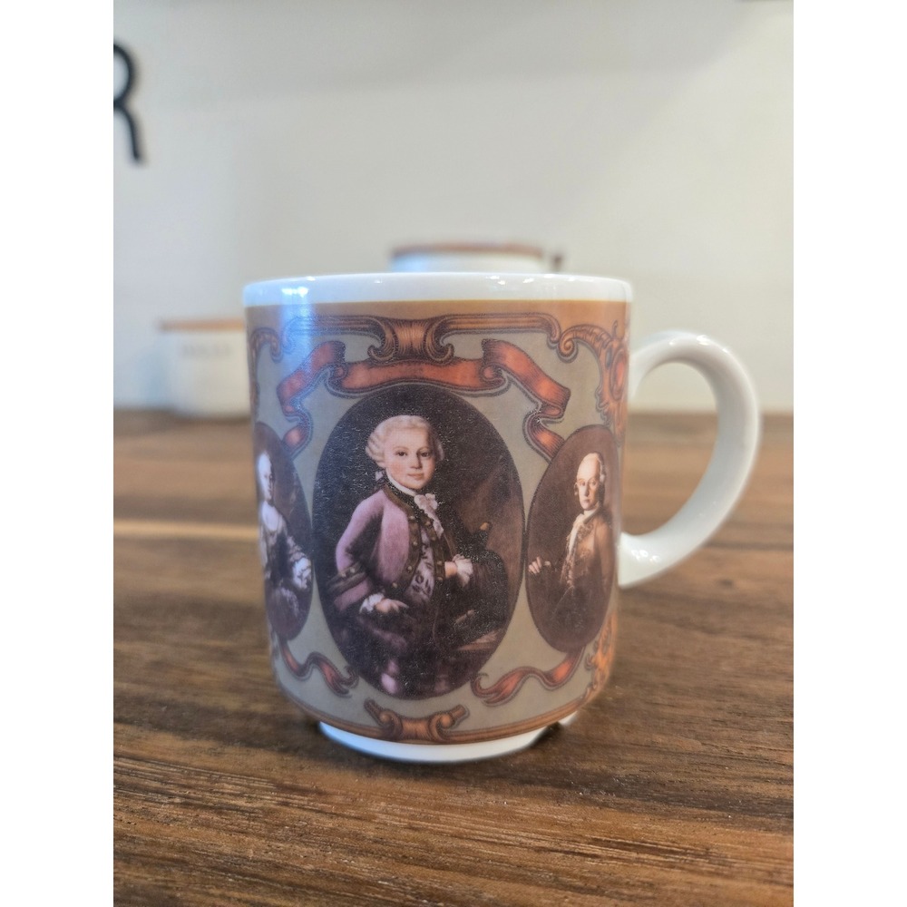 Eschenbach Bavaria Germany Cafe Glockenspiel Salzburg Mozart Porcelain Mug